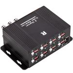 Transceptor de vídeo activo para rack 19" con 8 puertos dobles BNC a 2 puertos RJ45 o Terminal Block - SI02800 - 03