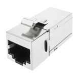 Conector keystone RJ45 hembra a RJ45 hembra Cat.6 FTP compacto metálico - RX03600 - 01