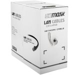 Bobina de cable de red ethernet Cat. 6 UTP de 305 m flexible de color gris - LM02400 - 02