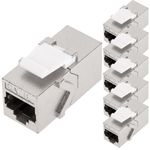 Acoplador Keystone RJ45 hembra a hembra Cat. 6 FTP pack de 6 unidades - RC14800 - 01