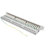 Patch panel 19" blanco de 48 RJ45 CAT.6 FTP 1U Lanberg - RD14900 - 02