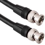 Cable coaxial BNC 12G HD SDI macho a macho de alta calidad 50cm - BN07200 - 01