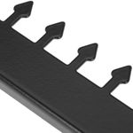 Patch panel de 24 RJ45 Cat.6a UTP 1U negro con peine - RC03400 - 06