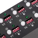 Transceptor de vídeo activo para rack 19" con 8 puertos dobles BNC a 2 puertos RJ45 o Terminal Block - SI02800 - 08