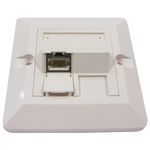 Placa de pared de 80x80 de 1 RJ45 Cat.6 FTP - RI06400 - 01