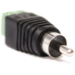 Adaptador RCA macho a bloque de terminales