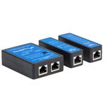 Comprobador de cables de red con POE Lanberg NT-0404 para RJ45 RJ12 RJ11 y coaxial - CT10500 - 06