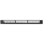 Patch panel configurable para keystone 19" de 24 RJ45 con FTP y UTP1U Lanberg PPKS-1124-B - RD19100 - 01