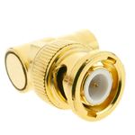 Conector dorado BNC RG6U macho-hembra acodado - BN03900 - 02