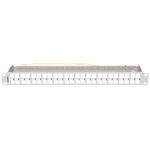 Patch panel configurable para keystone 19" blanco de 48 RJ45 con peine FTP Lanberg - RD15100 - 02