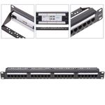 Patch panel 24 x RJ45 UTP cat.6 1Gb Ethernet - RD04000 - 02