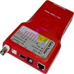 5-in-1 Cable Tester (RJ45 + RJ11 + 1394 + USB + BNC) - CT00200 - 02