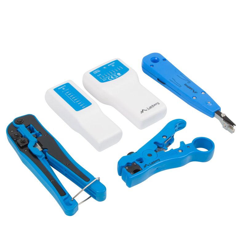 Set Herramienta Lanberg Network Universal y Cable Tester - TK10800 - 01