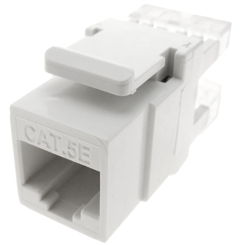Keystone RJ45 hembra a TB110 Cat.5e UTP blanca - RC06700 - 01